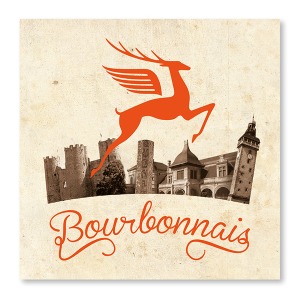carte bourbonnais cerf orange