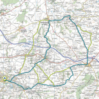 Tracé GPS du circuit 4 : Bassin de Commentry