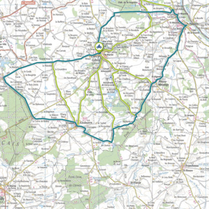 Tracé GPS du circuit 6 : Marches du Bocage