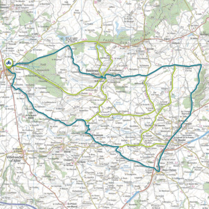 Tracé GPS du circuit 9 : Bocage bourbonnais