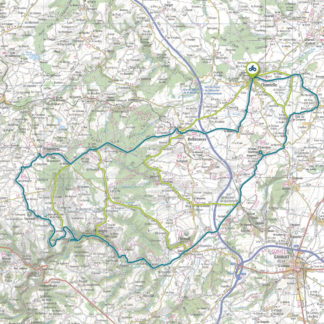 Tracé GPS du circuit 12 : De la Sioule à la Bouble