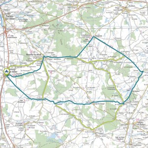 Tracé GPS du circuit 16 : Sologne bourbonnaise