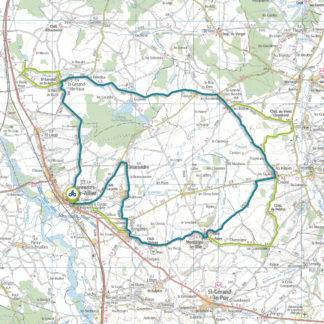 Tracé GPS du circuit 17 : Forterre