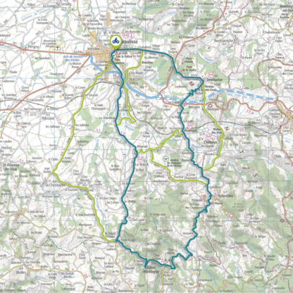 Tracé GPS du circuit 20 : Val de Besbre Sud