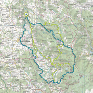 Tracé GPS du circuit 22 : Montagne bourbonnaise