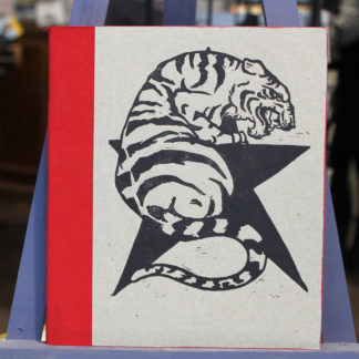 Artshop carnets Pierre Jourde tigre rouge etoile chevalet